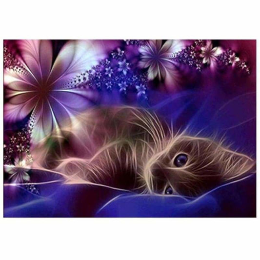 Full Drill - 5D DIY Diamond Painting Kits Dream Cat And