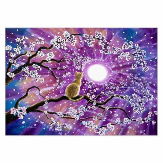 Full Drill - 5D DIY Diamond Painting Kits Dream Cat In The