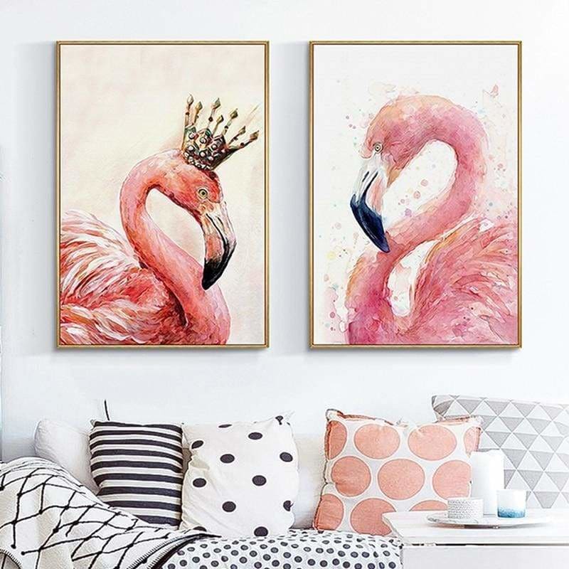 Full Drill - 5D DIY Diamond Painting Kits Dream King Flamingo - NEEDLEWORK KITS