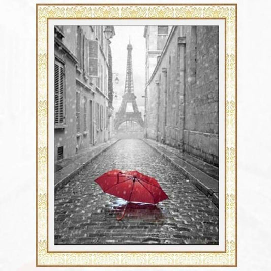 Full Drill - 5D DIY Diamond Painting Kits Grey Landscape