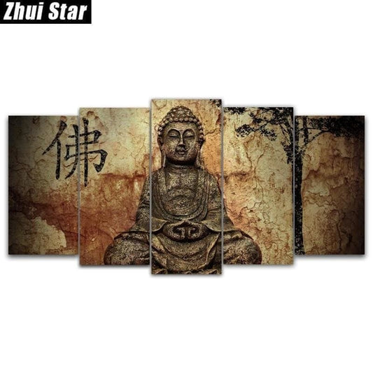 Full Drill - 5D DIY Diamond Painting Kits Heavenly Buddha Multi-picture - NEEDLEWORK KITS