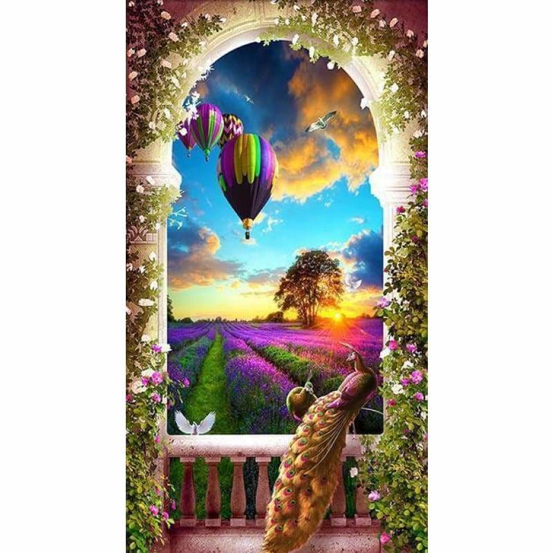 Full Drill - 5D DIY Diamond Painting Kits Lavender Garden 