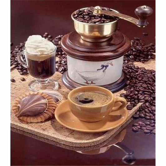 Full Drill - 5D DIY Diamond Painting Kits Literary Coffee
