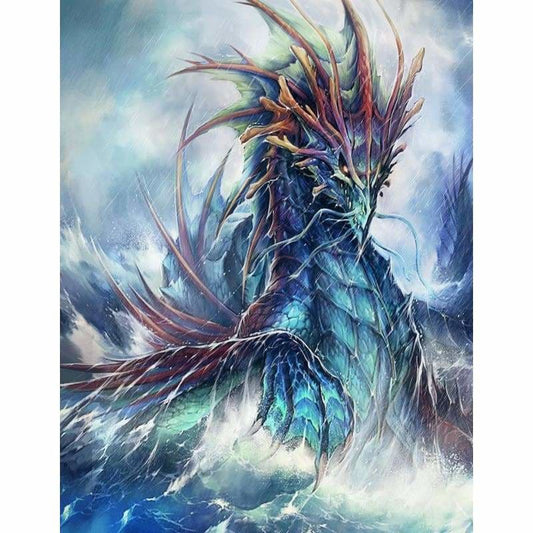 Full Drill - 5D DIY Diamond Painting Kits Magic Cool Dragon 