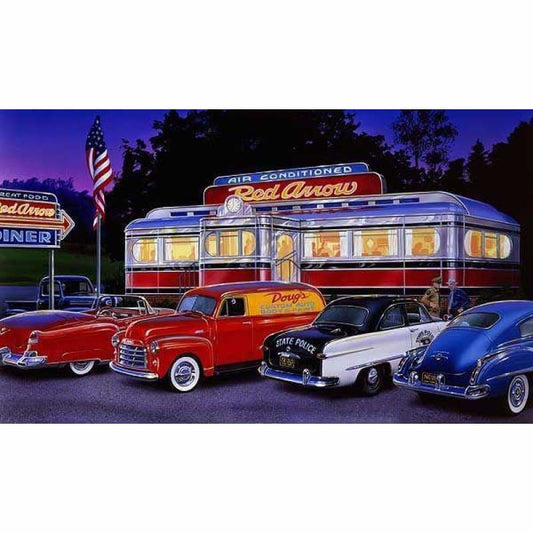 Full Drill - 5D DIY Diamond Painting Kits Nght Restaruant