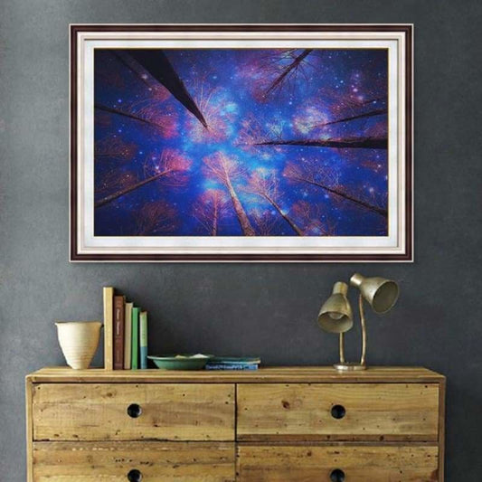 Full Drill - 5D DIY Diamond Painting Kits Quiet Blue Starry