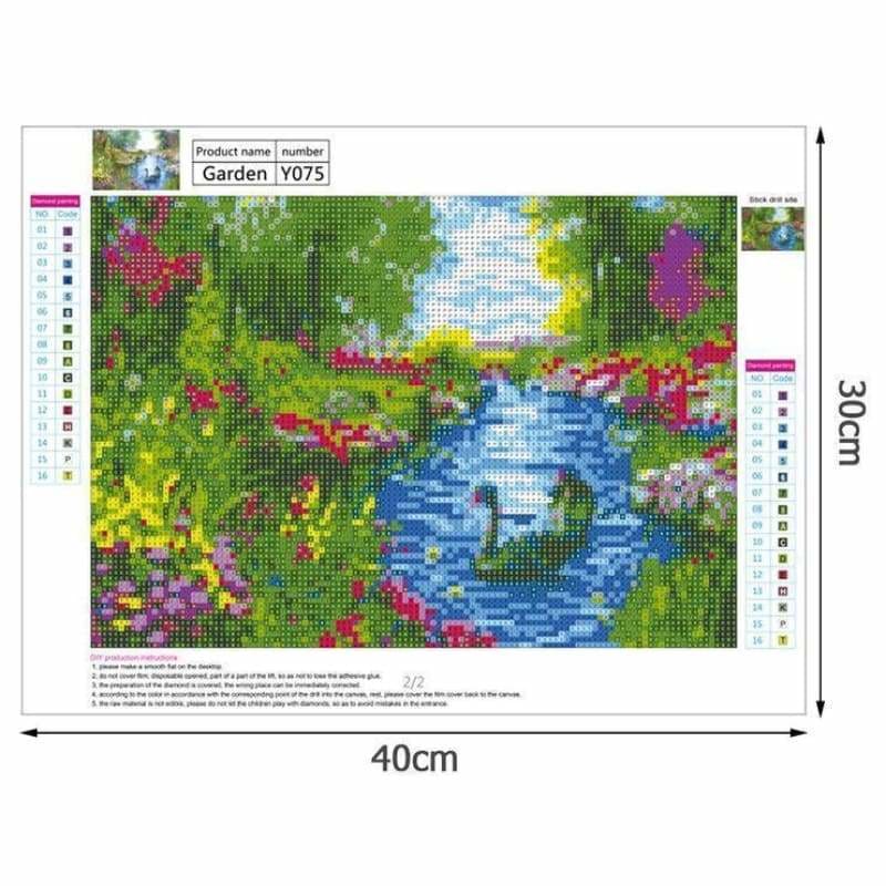 Full Drill - 5D DIY Diamond Painting Kits Quiet Landscape Lake - NEEDLEWORK KITS