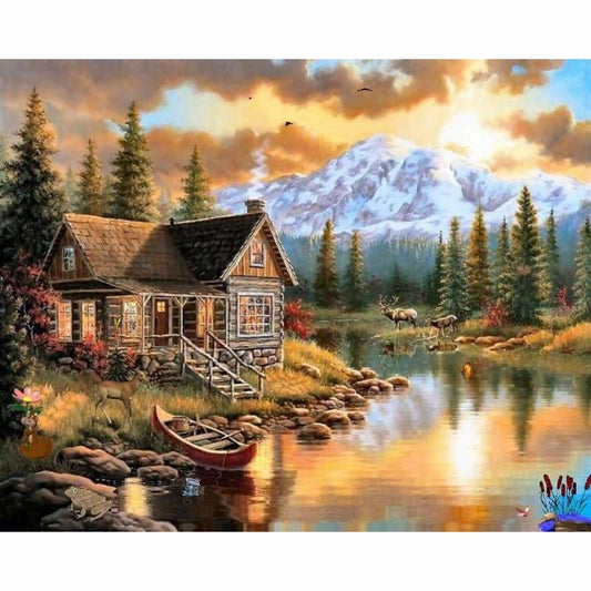 Full Drill - 5D DIY Diamond Painting Kits Snow Mountain