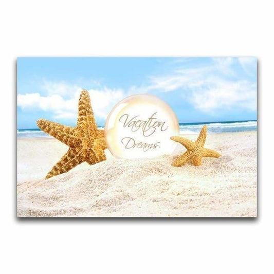 Full Drill - 5D Diy Diamond Painting Kits Starfish on the