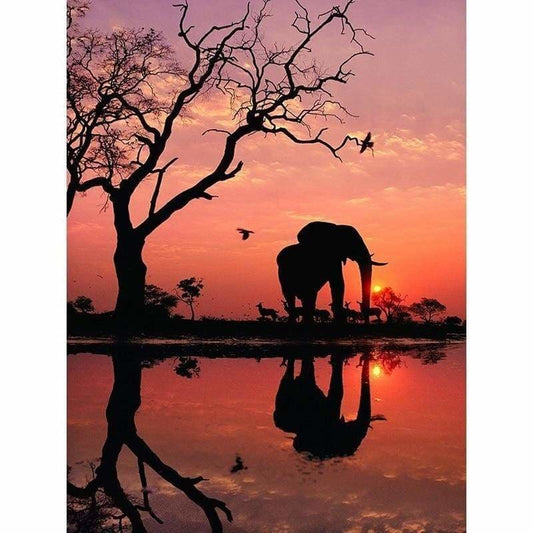 Full Drill - 5D DIY Diamond Painting Kits Sunset Landscape