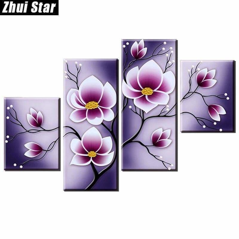 Full Drill - 5D DIY Diamond Painting Kits Tulip Flower 