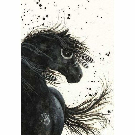 Full Drill - 5D DIY Diamond Painting Kits Visional Black