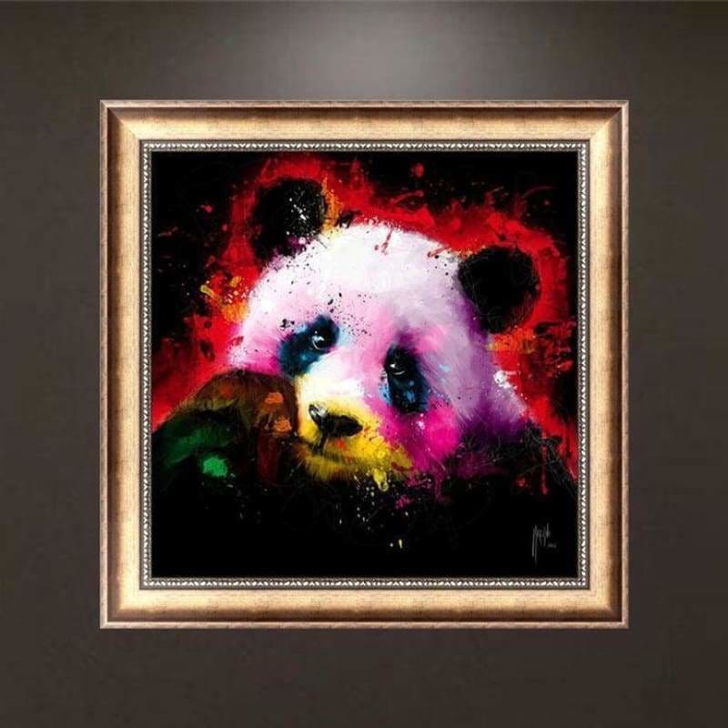 Full Drill - 5D DIY Diamond Painting Kits Watercolor Lovely and Honest Panda - NEEDLEWORK KITS