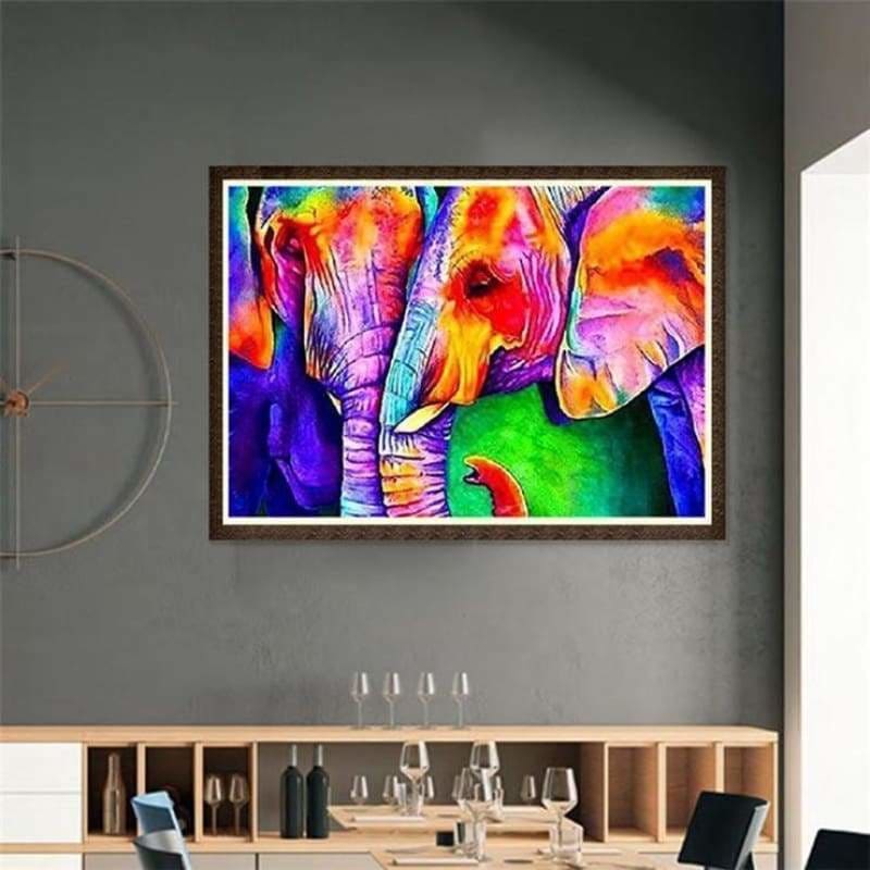 Full Drill - 5D DIY Diamond Painting Kits Watercolor Loving 