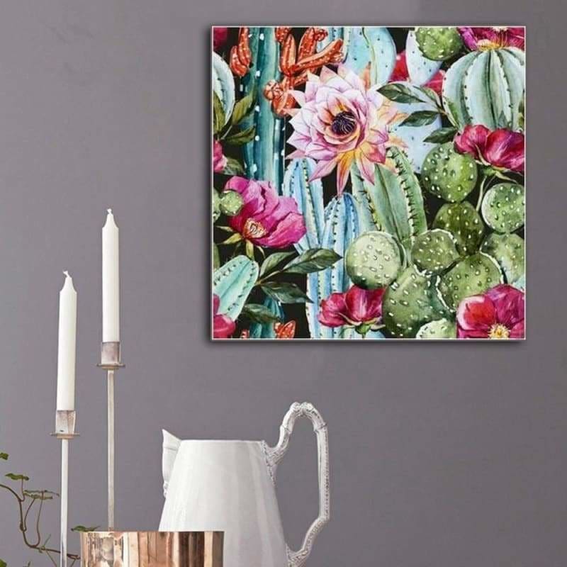 Full Drill - 5D DIY Diamond Painting Kits Watercolor Plant 