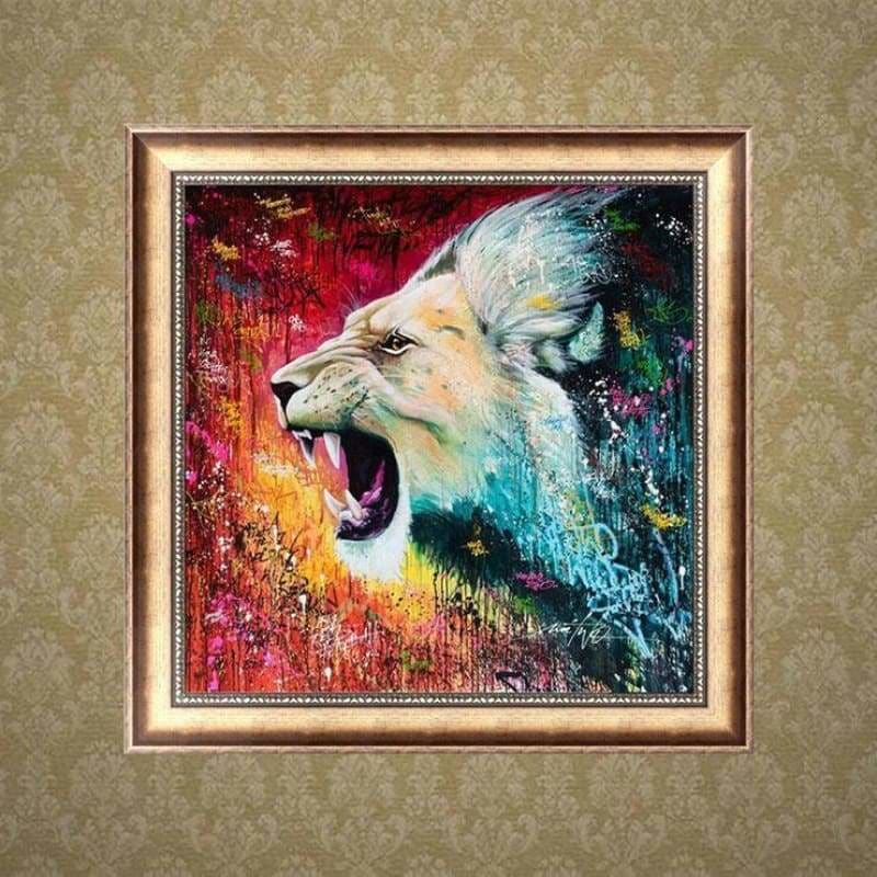 Full Drill - 5D DIY Diamond Painting Kits Watercolor Roaring