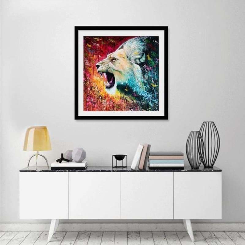 Full Drill - 5D DIY Diamond Painting Kits Watercolor Roaring
