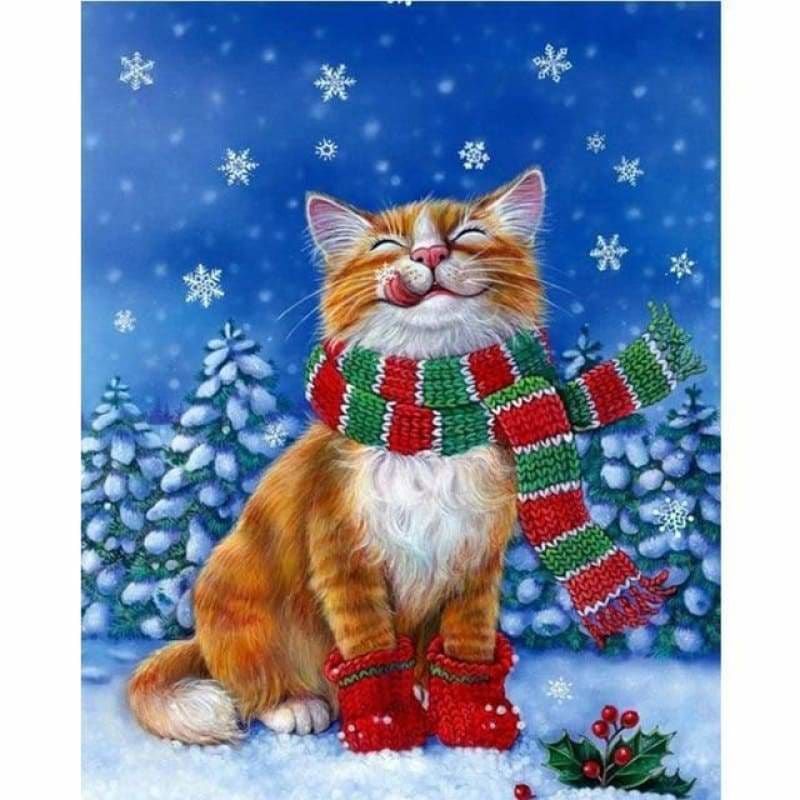 Full Drill - 5D DIY Diamond Painting Kits Winter Animal Cute