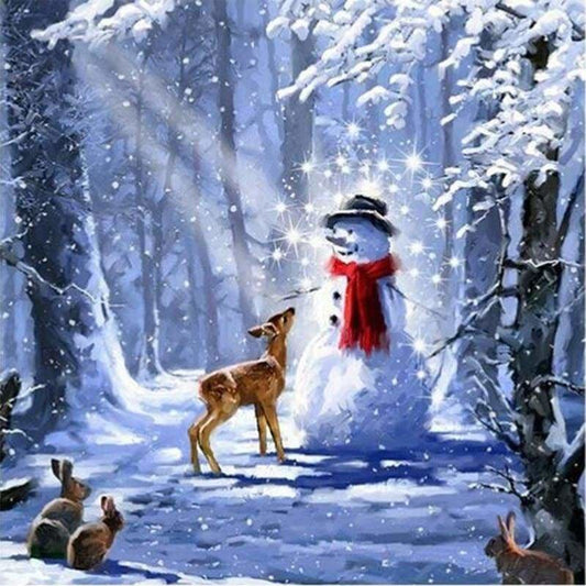 Full Drill - 5D DIY Diamond Painting Kits Winter Landscape