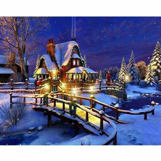 Full Drill - 5D DIY Diamond Painting Kits Winter Landscape