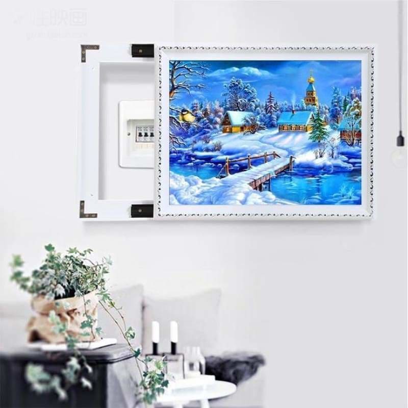 Full Drill - 5D DIY Diamond Painting Kits Winter Landscape 