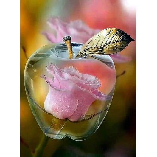 Glass Apple 1 - Full Drill Diamond Painting - Special Order