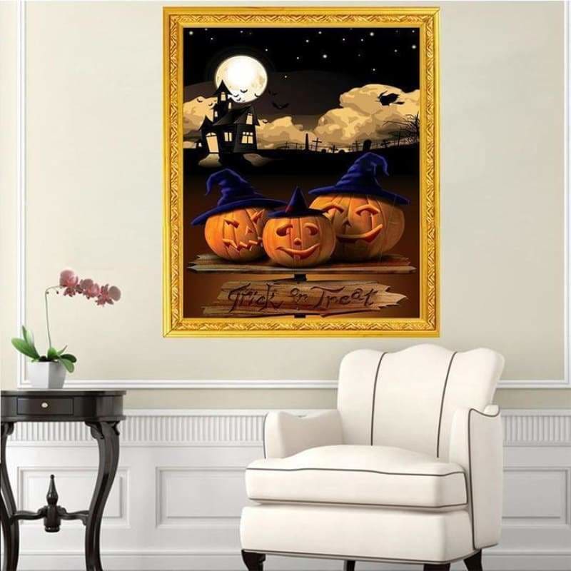 Halloween Pumpkin Full Drill - 5D Diy Diamond Painting Kits 