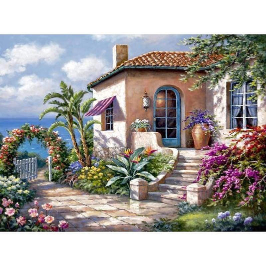 Home By The Sea- Full Drill Diamond Painting - Special Order