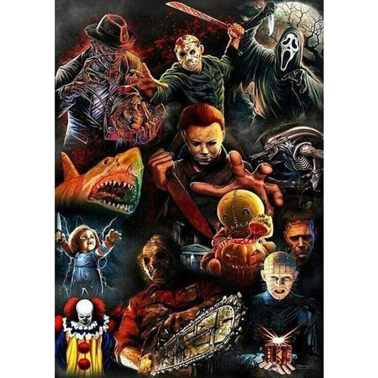 Horror Poster- Full Drill Diamond Painting - Special Order -