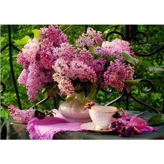 Hot Sale Crossing Home Decor Flower Full Drill - 5D DIY