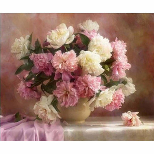 Hot Sale Flowers Pictures Wall Decor Full Drill - 5D Diy