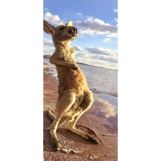 Kangaroo 01- Full Drill Diamond Painting - Special Order -