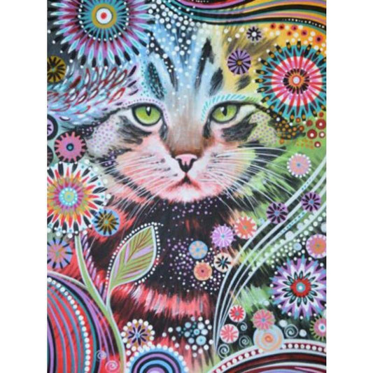 Kitten Doodle - Full Drill Diamond Painting - Special Order