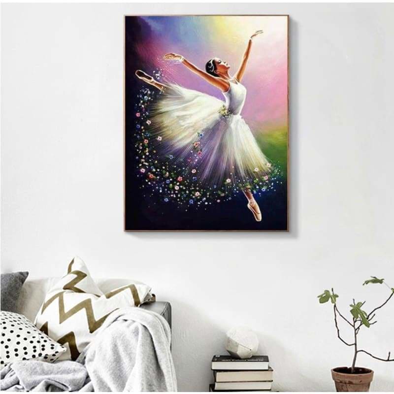 Modern Art Dancer Girl Full Drill - 5D Diy Diamond Painting 