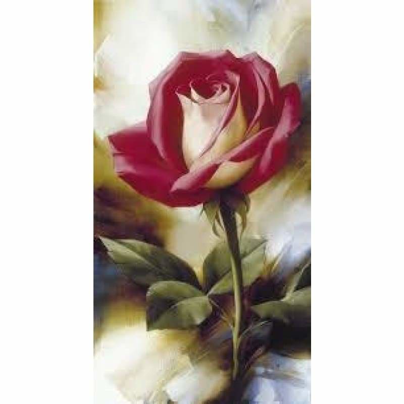 Modern Art Rose Flower Pattern Diy Full Drill - 5D Diamond Painting Se ...