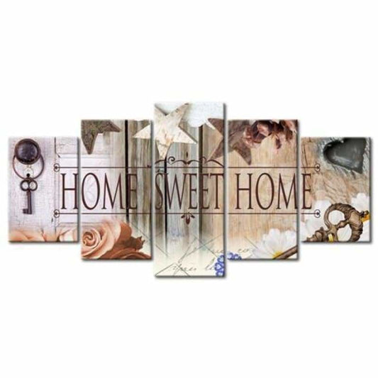 Modern Art Sweet Home Multi Panel Full Drill - 5D Diy