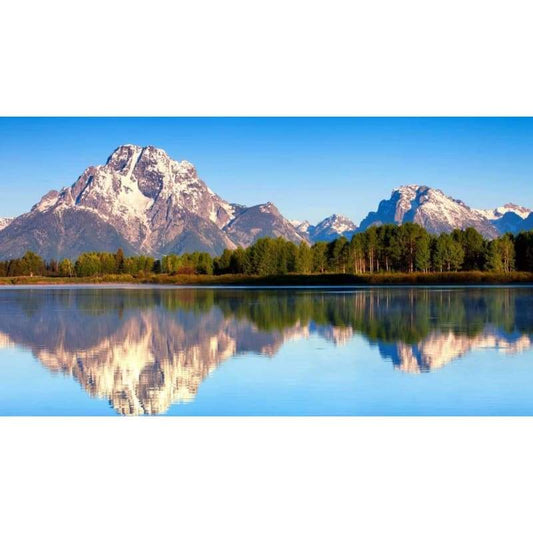 Mountain lake 01- Full Drill Diamond Painting - Special