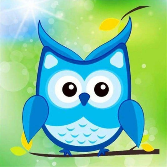 New Arrival Cartoon Colorful Cute Owl Full Drill - 5D Diy
