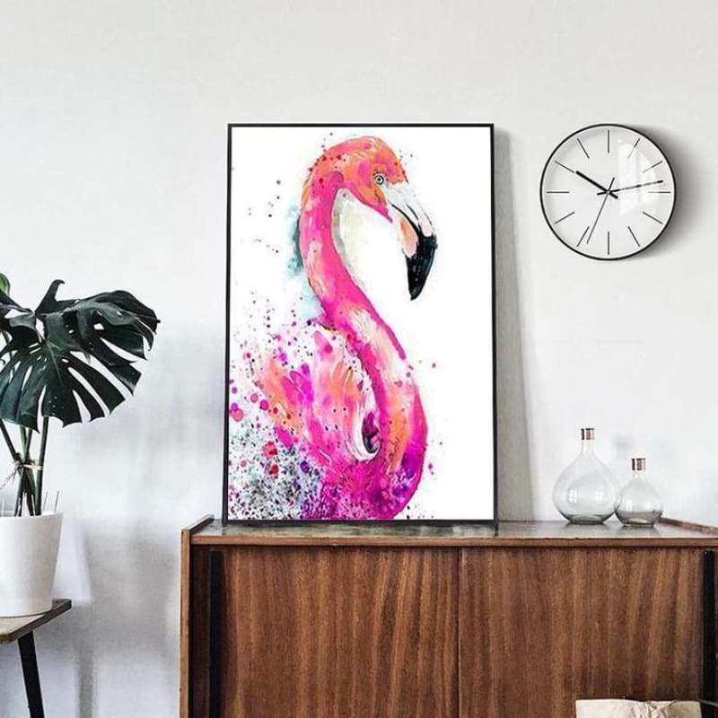 Full Drill - 5D DIY Diamond Painting Kits Animal Flamingo - NEEDLEWORK KITS