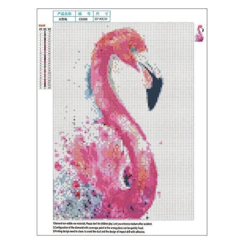 Full Drill - 5D DIY Diamond Painting Kits Animal Flamingo - NEEDLEWORK KITS