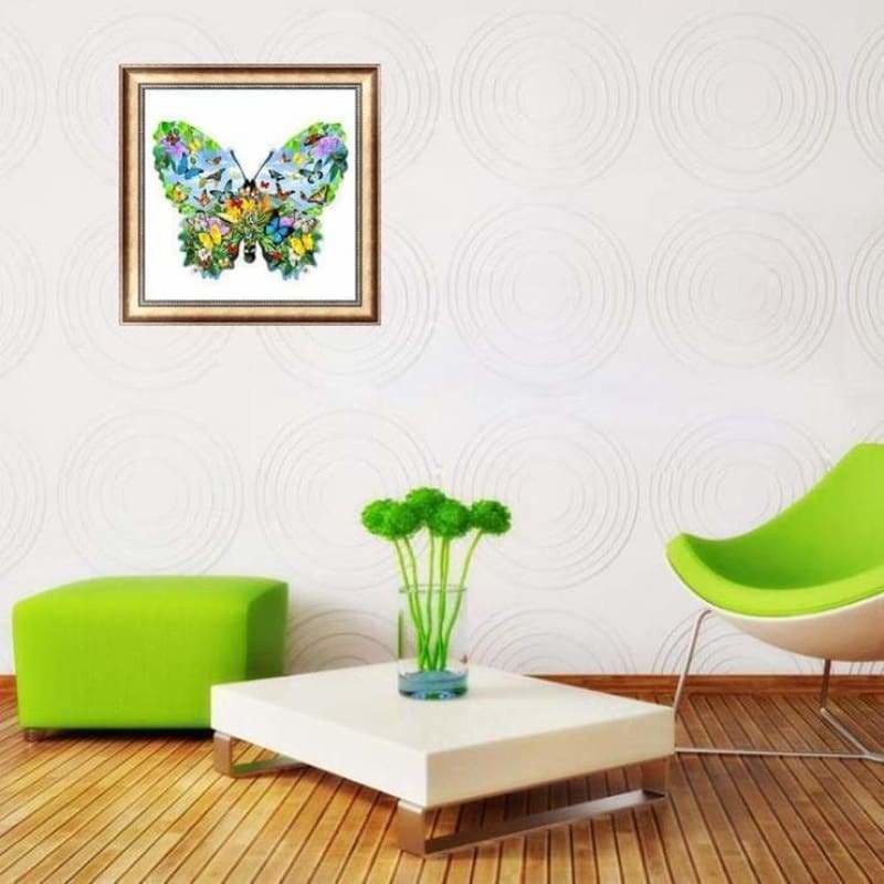 New Best Modern Art Style Butterfly Diy Full Drill - 5D Full