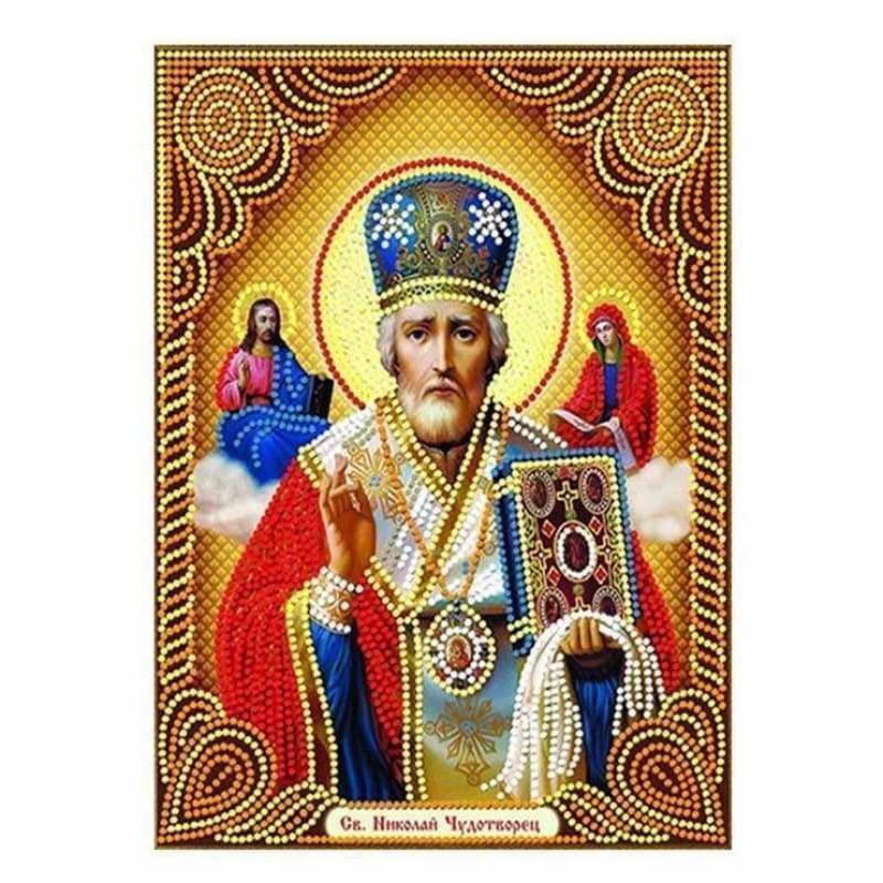 New Christian  Portrait Full Drill - 5D Diy Embroidery Diamond Painting Kits QB8087 - NEEDLEWORK KITS