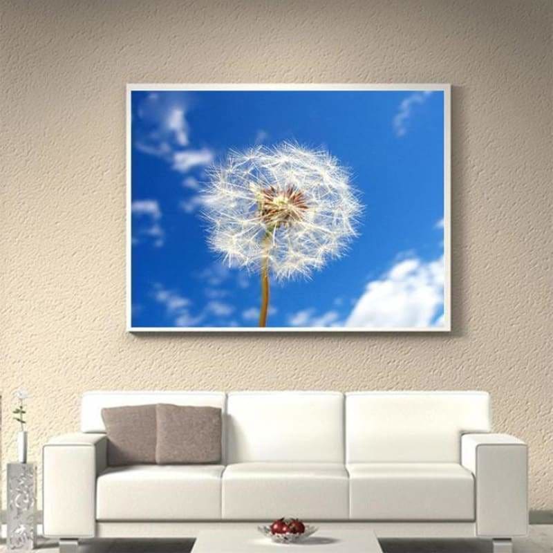 New Dandelion Diy Full Drill - 5D Crystal Diamond Painting 