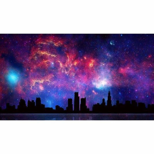 New Dream Crystal Landscape Sky Star Galaxy Full Drill - 5D