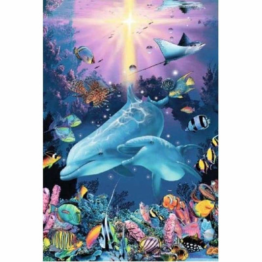 New Dream Wall Decor Animals Dolphin Full Drill - 5D Diy 