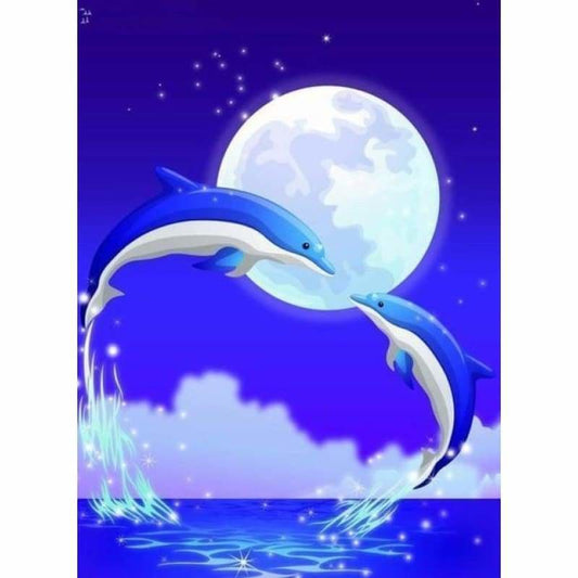 New Dream Wall Decor Animals Dolphin Full Drill - 5D Diy 