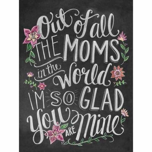 New Hot Sale Blackboard Flower Full Drill - 5D DIY Diamond