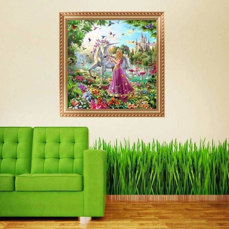 New Hot Sale Castle Unicorn Full Drill - 5D Diamond Painting