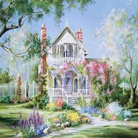 New Hot Sale Cottage Picture Full Drill - 5D Diy Diamond