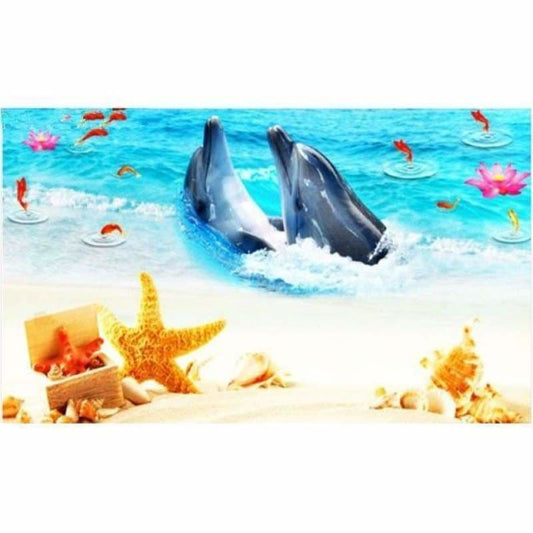 New Hot Sale Decor Animal Dolphin Full Drill - 5D Diy